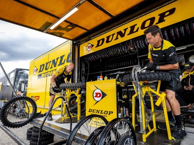 Dunlop Motorcycle Europe renews partnership with MXGP as Official Tire Partner.