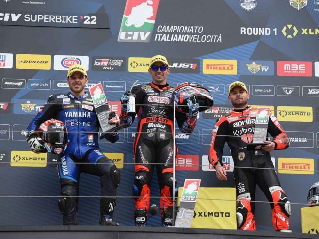 Dunlop embarks on CIV Superbike supply in opening round at Misano.