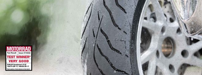DUNLOP ROADSMART IV - A MOTORRAD TEST WINNER.