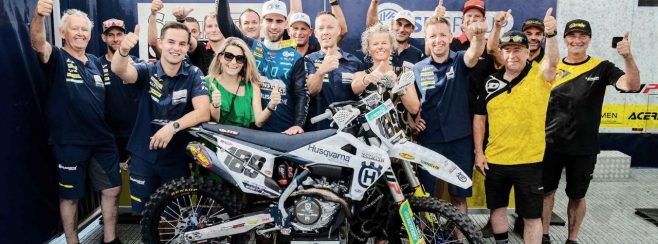 Dunlop MXGP rider Brian Bogers wins at sandy Lommel.