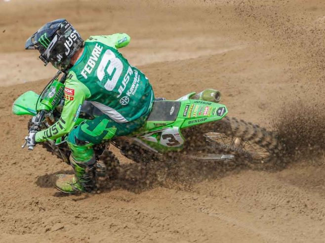 Dunlop MXGP rider Brian Bogers wins at sandy Lommel.
