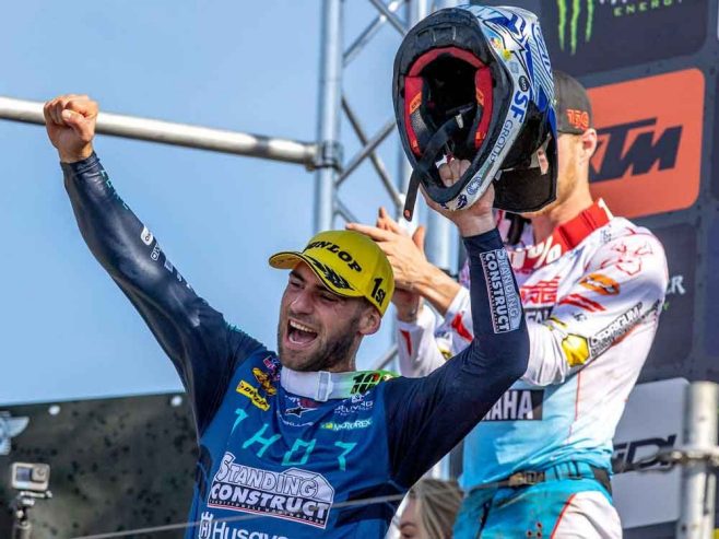 Dunlop MXGP rider Brian Bogers wins at sandy Lommel.