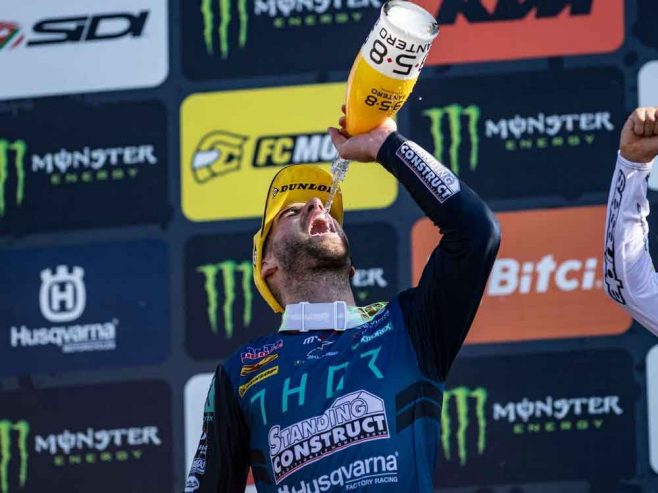 Dunlop MXGP rider Brian Bogers wins at sandy Lommel.