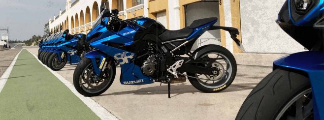Dunlop SportSmart TT impresses at Suzuki GSX-8R launch.