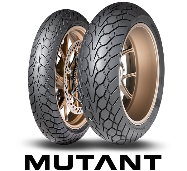 Paquete y logotipo de Dunlop Mutant