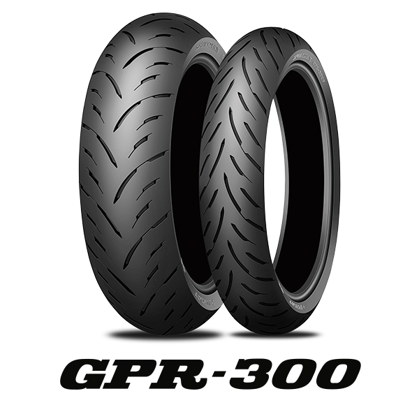 Paquete y logotipo de Dunlop GPR-300