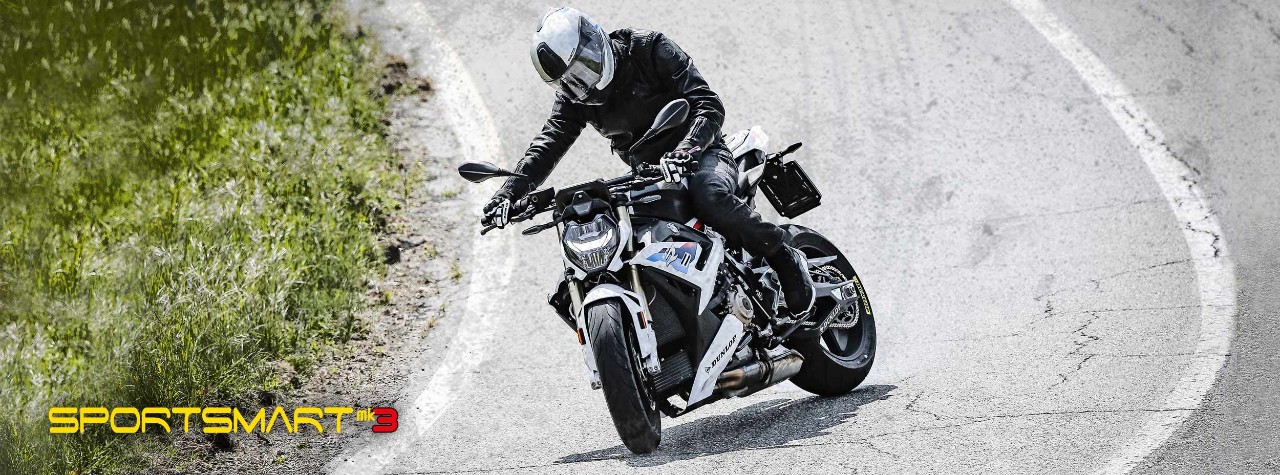 Neumáticos Dunlop SportSmart Mk3 en una BMW S 1000R