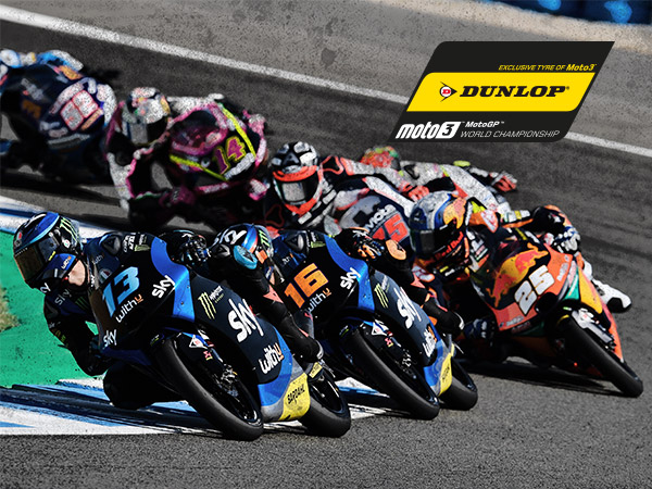 Moto3 World Championship riders on Dunlop Moto3 tyres